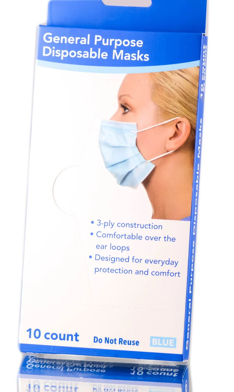 Base4 General Purpose Disposable Masks - 10 pc