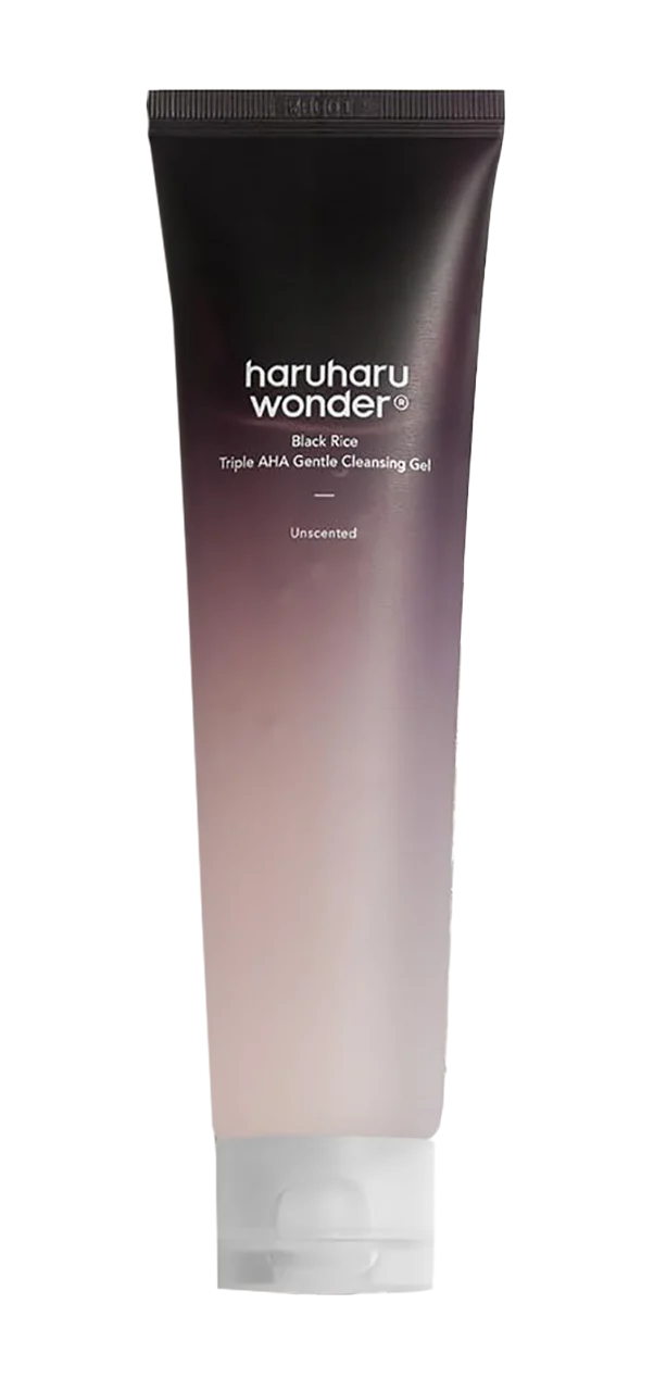 Haruharu Wonder Black Rice Triple AHA Gentle Cleansing Gel - 3.38 oz