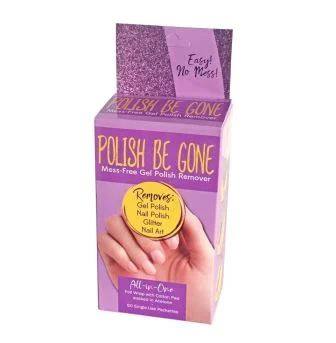 Polish Be Gone Gel Polish Remover 50 packettes