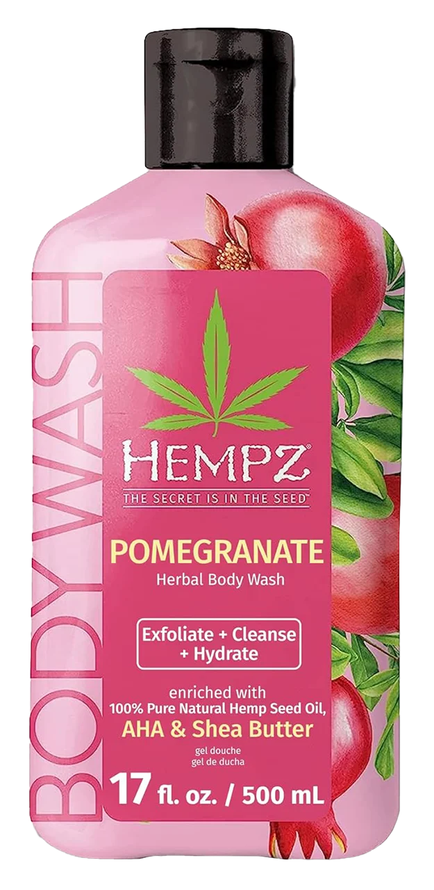 Pomegranate Herbal Body Wash - 17 oz