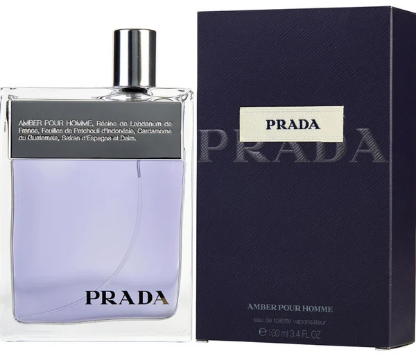 PRADA AMBER MEN`S EDT SPRAY 3.4 OZ 56582
