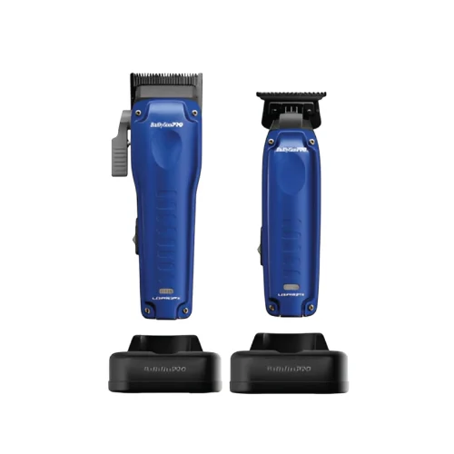 BaBylissPRO FXONE Lo-PROFX Compact High-Performance Blue Clipper & Trimmer Combo
