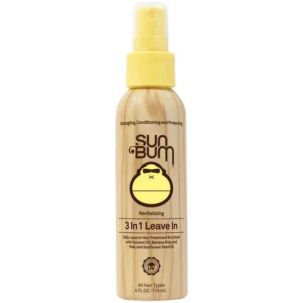 Sun Bum Revitalizing 3 In 1 Leave In Conditioner 4 oz