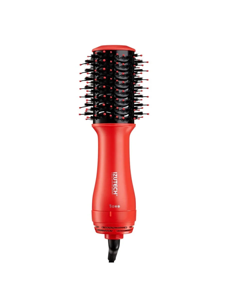 Toro Portable 2-In-1 Hair Dryer & Volumizing Brush - Coral Red