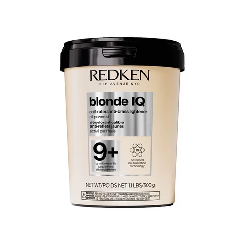 Redken BLONDE IQ™ 9+ Calibrated Anti-Brass Lightener – Up to 9 Levels Lift 1.1 LBS/500 g