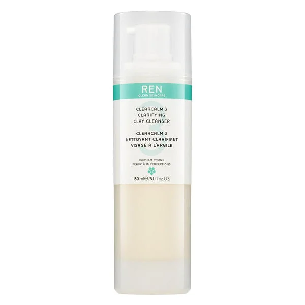 Ren Clean Skincare Clear Calm 3 Clarifying Clay Cleanser 5 oz