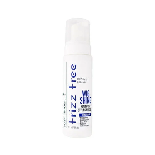 Bonfi Natural Frizz Free Wig Shine and Foam Mousse 8 oz