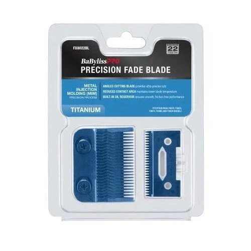 BaBylissPRO FX8022BL Blue Titanium Metal Injection Molded Fade Blade