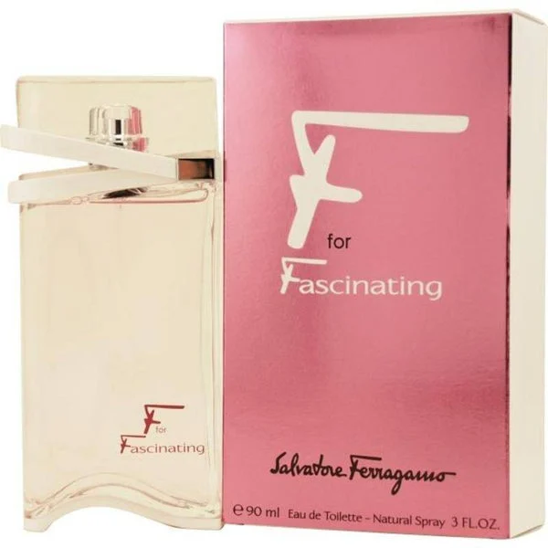 SALVATORE FERRAGAMO F FOR FASCINATING WOMEN`S EDT SPRAY 3 OZ.