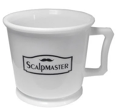 Scalpmaster Professional Shaving Mug-White