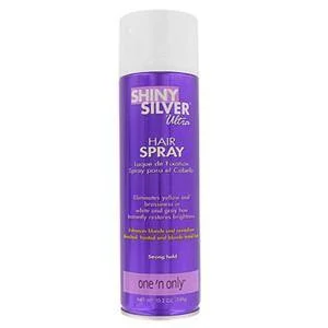 SHINY SILVER 55% HAIR SPRAY 10.2 OZ
