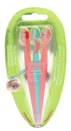 B Beaute Eyebrow Shaper Touch Up Razor - Option : 3 pack - 7MM