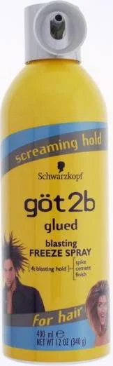 got2b Glued Blasting Freeze Aerosol Spray - Size : 12 oz