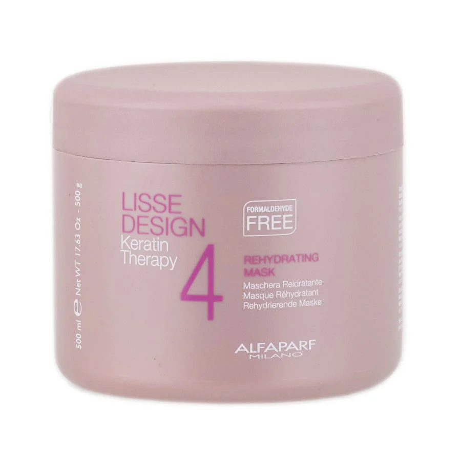 Alfaparf Lisse Design Keratin Therapy Rehydrating Mask - Size : 17.63 oz