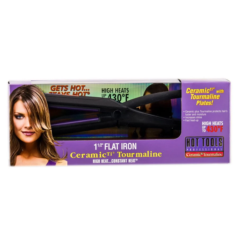 Ceramic Titanium Flat Iron - Option : 1.5 inch plate