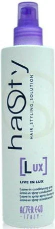 Hasty Hair Styling Solution Live in Lux Leave-in Conditioning Spray - Size : 8.45 oz