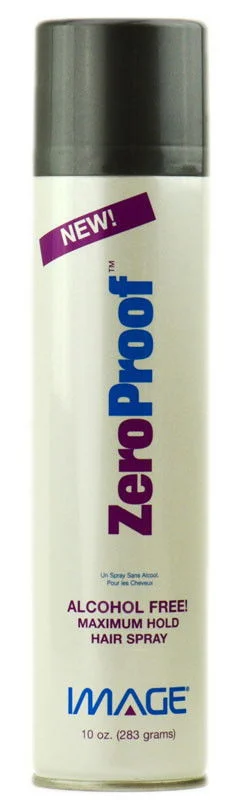 ZeroProof Alcohol Free Maximum Hold Hair Spray (aerosol) - Size : 10 oz