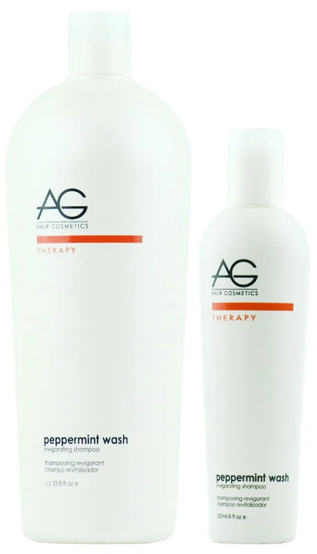 AG Peppermint Wash - active lifestyle shampoo - 8 oz