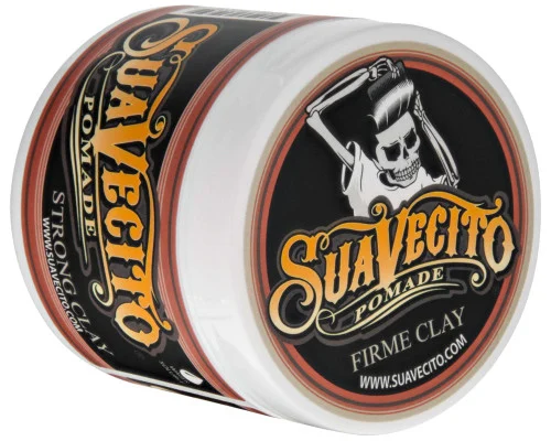 Suavecito Firme Clay Pomade for Matte Finish 4 oz.