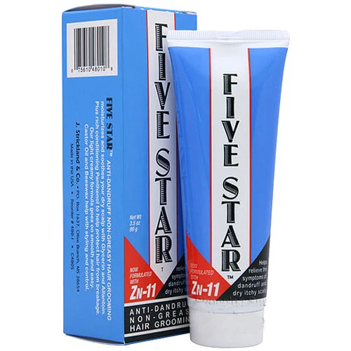 Sulfur 8 FIVE STAR Anti-Dandruff Non-Greasy Hair Grooming 3.5 oz