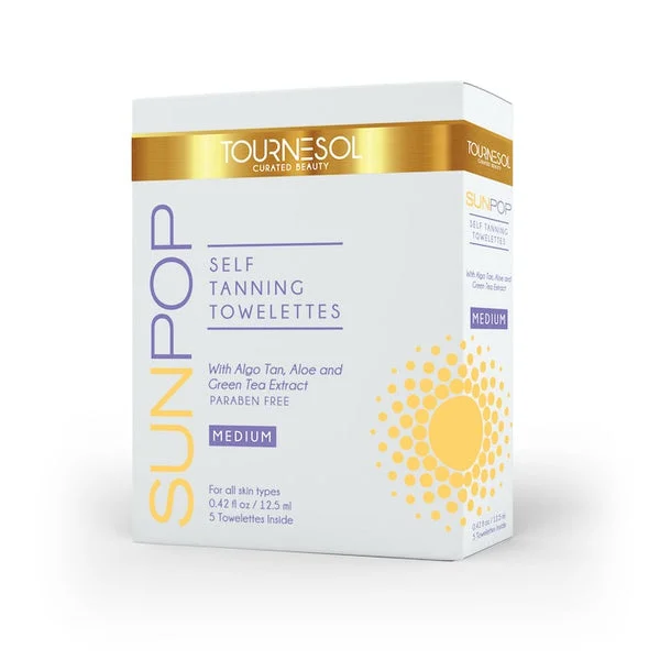 Tournesol Beauty SunPop Tanning Towellettes Medium