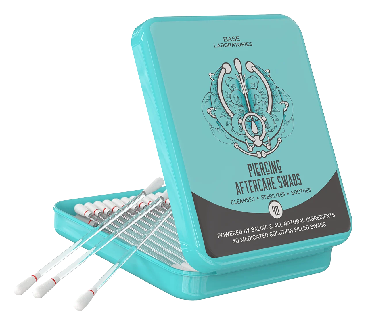 Piercing Aftercare Swabs - 40 Swabs
