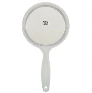 Swissco Clear Acrylic Handheld Mirror 1X/10X