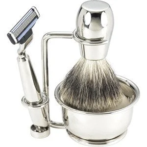 Swissco Shave Set-Nickle 5 pc