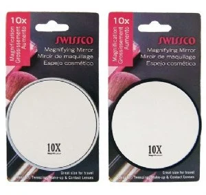 Swissco Suction Cup Mirror 3.5 Inch 10X Magnification