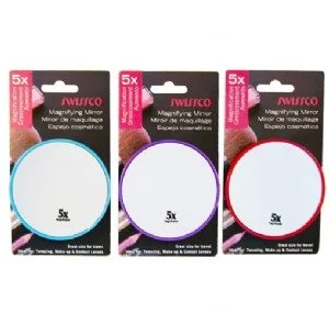 Swissco Suction Cup Mirror 3.5 Inch 5X Magnification