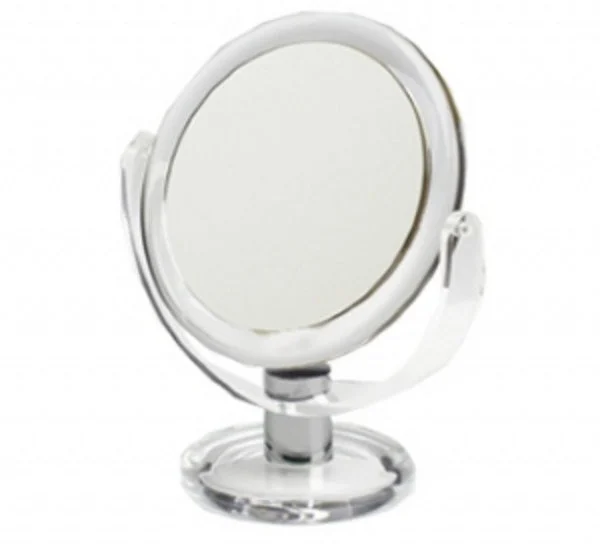 SWISSCO VANITY MIRROR 7 INCH CLEAR FRAME 1X/3X MAGNIFICATION