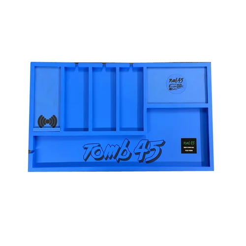 Tomb 45 Powered Wireless Charging Organizing Station Mat – BLUE