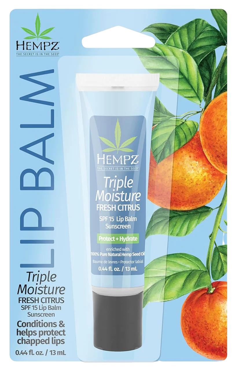 Triple Moisture Fresh Citrus Herbal Lip Balm with SPF 15 - 0.44 oz