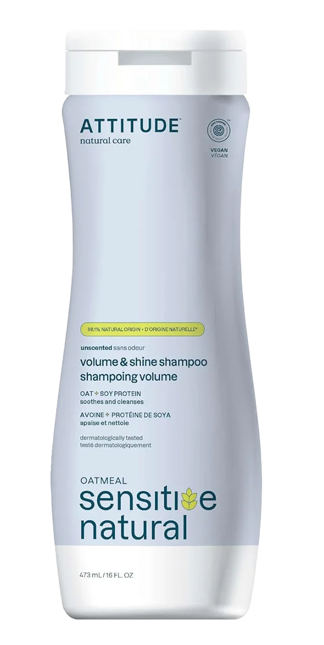 Oatmeal Sensitive Natural Unscented Volume & Shine Shampoo - 16 oz