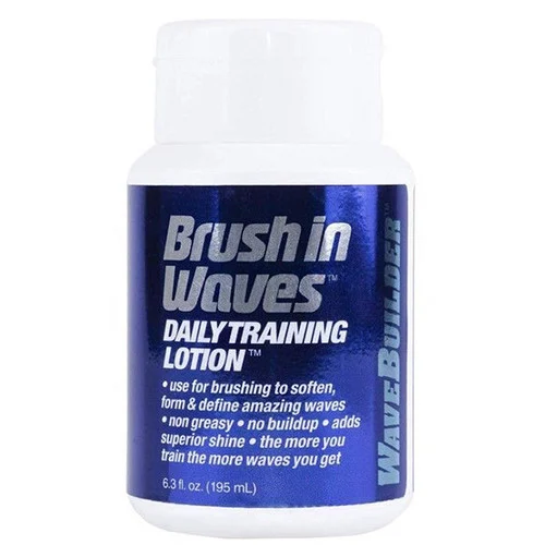 Wave Builder Brush in Waves Daily Training Lotion 6.9 oz