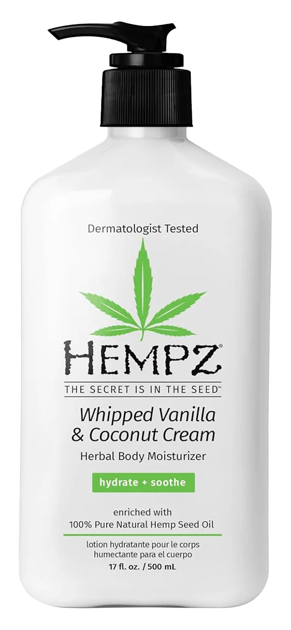 Whipped Vanilla & Coconut Cream Herbal Body Moisturizer - 17 oz
