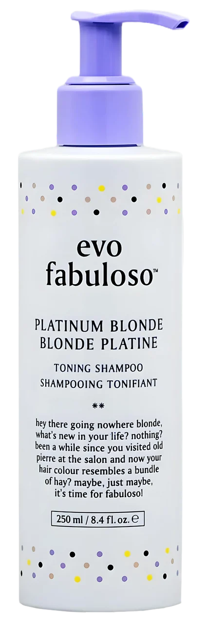 Fabuloso Platinum Blonde Toning Shampoo - 8.4 oz
